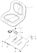 Part Location Diagram of 539132140 Husqvarna Switch, Seat N/c