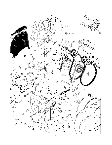 Chassis/engine/pulleys Diagram and Parts List for 96192001900  Poulan Snow Blower