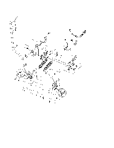 Mower lift Diagram and Parts List for 96042000500  Poulan Lawn Tractor
