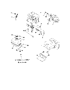 Engine Diagram and Parts List for 96016001300  Poulan Lawn Tractor