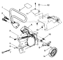 Page C Diagram and Parts List for 4000  Poulan Chainsaw