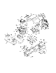 Chassis Diagram and Parts List for PB20A46-96042016700  Poulan Lawn Tractor
