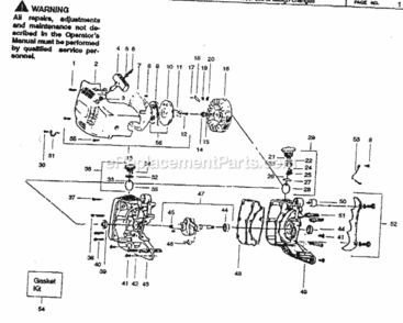 Part Location Diagram of 507431416 Poulan Spring