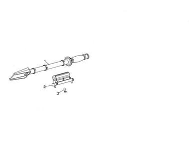 Cleanout Tool Diagram and Parts List for PA5524  Poulan Snow Blower