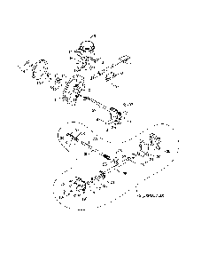 Impeller/gearbox Diagram and Parts List for 96198004602  Poulan Snow Blower