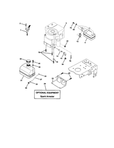 Part Location Diagram of 71070512 Poulan DISCONTINUED