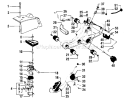 Part Location Diagram of 530001672 Poulan E- Ring - Throttle Lock