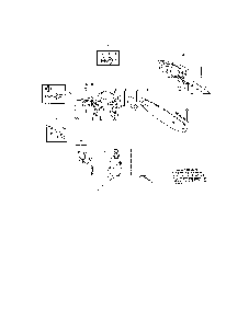 Oil tank/gear/sprocket Diagram and Parts List for U5500P  Poulan Trimmer