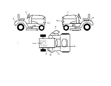 Part Location Diagram of 581593601 Poulan Replacement decal