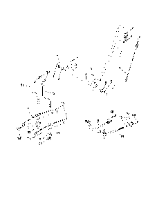 Mower lift Diagram and Parts List for HD21H42  Poulan Lawn Tractor