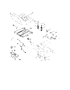 Seat Diagram and Parts List for 96016001800  Poulan Lawn Tractor