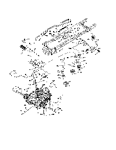 Drive Diagram and Parts List for 96042016600  Poulan Lawn Tractor