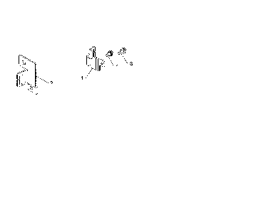 Cable bracket Diagram and Parts List for 96198004600  Poulan Snow Blower