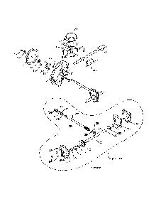 Impeller assembly/gearbox Diagram and Parts List for 96192002900  Poulan Snow Blower