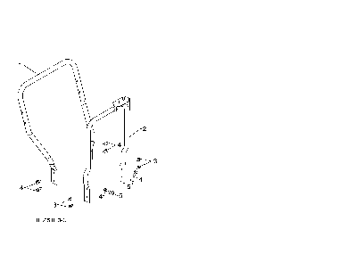 Lower handles Diagram and Parts List for 96198004601  Poulan Snow Blower