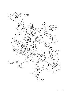 Mower deck Diagram and Parts List for PB175A46 96042015700 Poulan Lawn Tractor