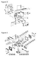 Page D Diagram and Parts List for 5200  Poulan Chainsaw