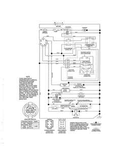 Schematic Diagram Diagram and Parts List for 96042015300  Poulan Lawn Tractor