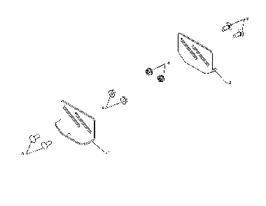 Skid plates Diagram and Parts List for 96192002901  Poulan Snow Blower