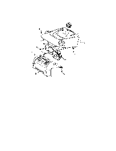 Shroud assembly/fuel tank Diagram and Parts List for 96182001702  Poulan Snow Blower