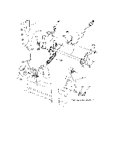 Mower lift Diagram and Parts List for PP175G42-96046007500  Poulan Lawn Tractor