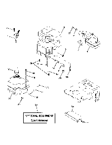 Engine Diagram and Parts List for 917279710  Poulan Lawn Tractor