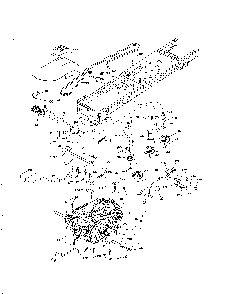 Drive Diagram and Parts List for PB175A46 96042015300 Poulan Lawn Tractor