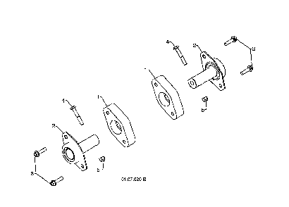 Auger ball bearing Diagram and Parts List for 12527HVX-96195001800  Poulan Snow Blower