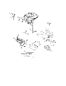 Engine Diagram and Parts List for 96012004100  Poulan Lawn Tractor