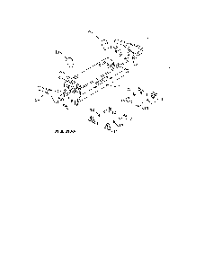 Control panel & levers Diagram and Parts List for 96198004601  Poulan Snow Blower