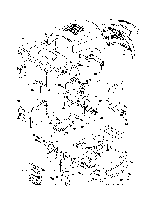 Part Location Diagram of 176554 Poulan Drawbar, Stretch
