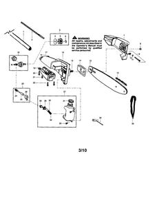 Part Location Diagram of 530092085 Poulan Shoulder strap