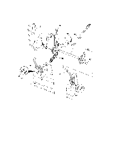 Mower lift Diagram and Parts List for PB175A46 96042015700 Poulan Lawn Tractor