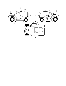 Decals Diagram and Parts List for 96042001700  Poulan Lawn Tractor