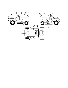 Decals Diagram and Parts List for 96012003201  Poulan Lawn Tractor