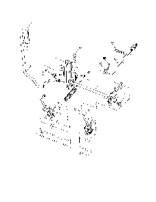 Mower lift Diagram and Parts List for 96042001000  Poulan Lawn Tractor
