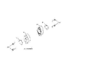 Auger bearing Diagram and Parts List for 96198004301  Poulan Snow Blower