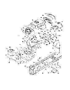 Chassis Diagram and Parts List for PP175G42-96046007500  Poulan Lawn Tractor