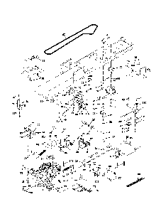 Drive Diagram and Parts List for 917279760  Poulan Lawn Tractor