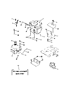 Engine Diagram and Parts List for PR20H42STB  Poulan Lawn Tractor