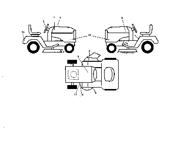 Part Location Diagram of 587523101 Jonsered DECAL