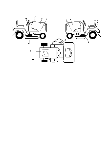 Decals Diagram and Parts List for 96042003604  Poulan Lawn Tractor