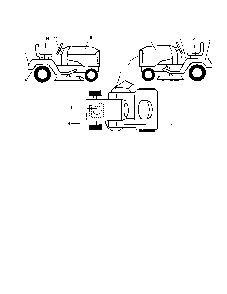 Part Location Diagram of 157140 Poulan Decal Fender Danger E/F