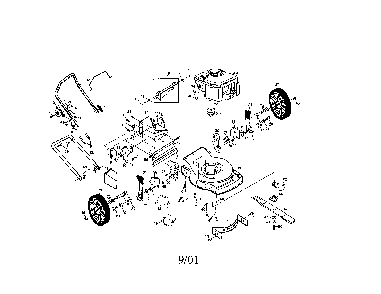 Part Location Diagram of 170294 Poulan Throttle Control