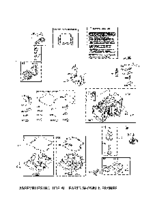 Cylinder/crankshaft/sump Diagram and Parts List for 96046002200  Poulan Lawn Tractor