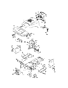 Chassis Diagram and Parts List for 96012006800  Poulan Lawn Tractor