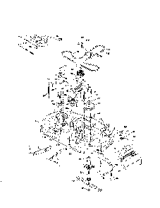 Mower deck Diagram and Parts List for PP175G42-96046007500  Poulan Lawn Tractor