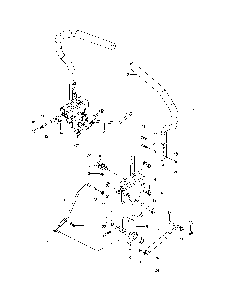 Steering Diagram and Parts List for 967721801-00  Poulan Lawn Mower