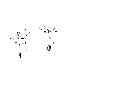 Lever control Diagram and Parts List for 96192006701  Poulan Snow Blower