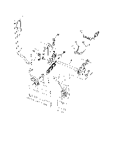 Mower lift Diagram and Parts List for 96042002601  Poulan Lawn Tractor